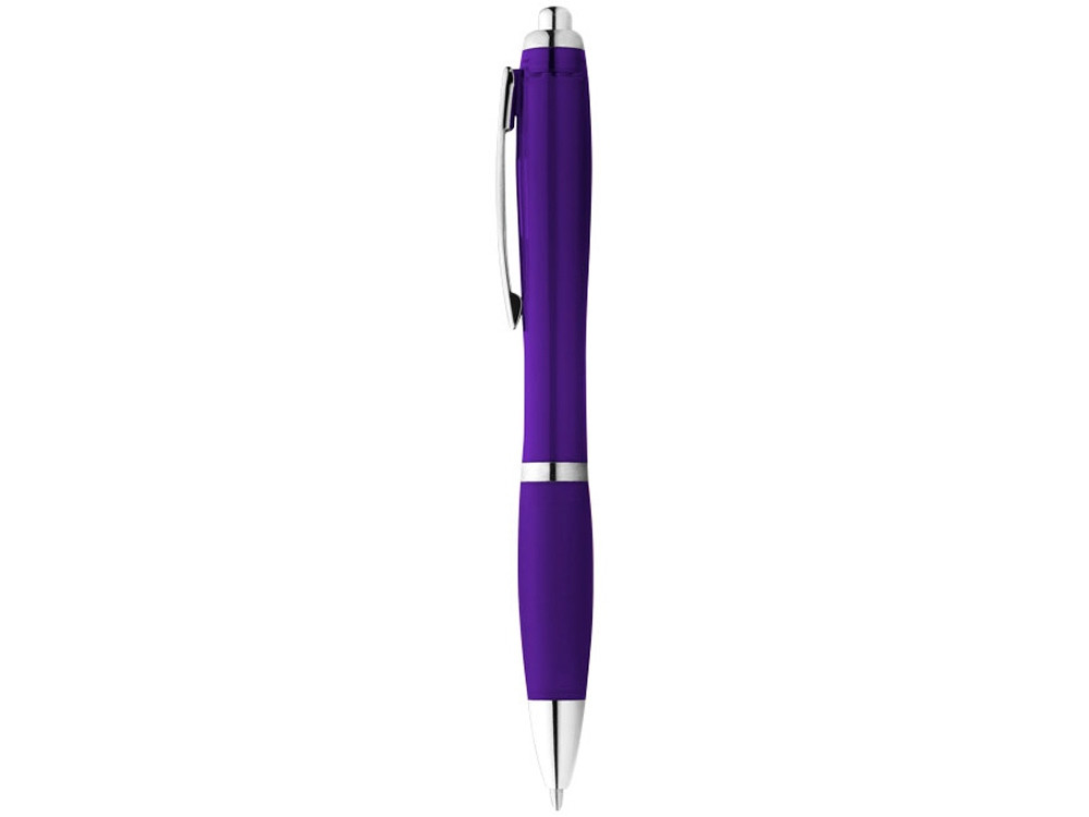 Ручка пластиковая шариковая Nash, пурпурный, синие чернила - фото 2 - id-p111788386