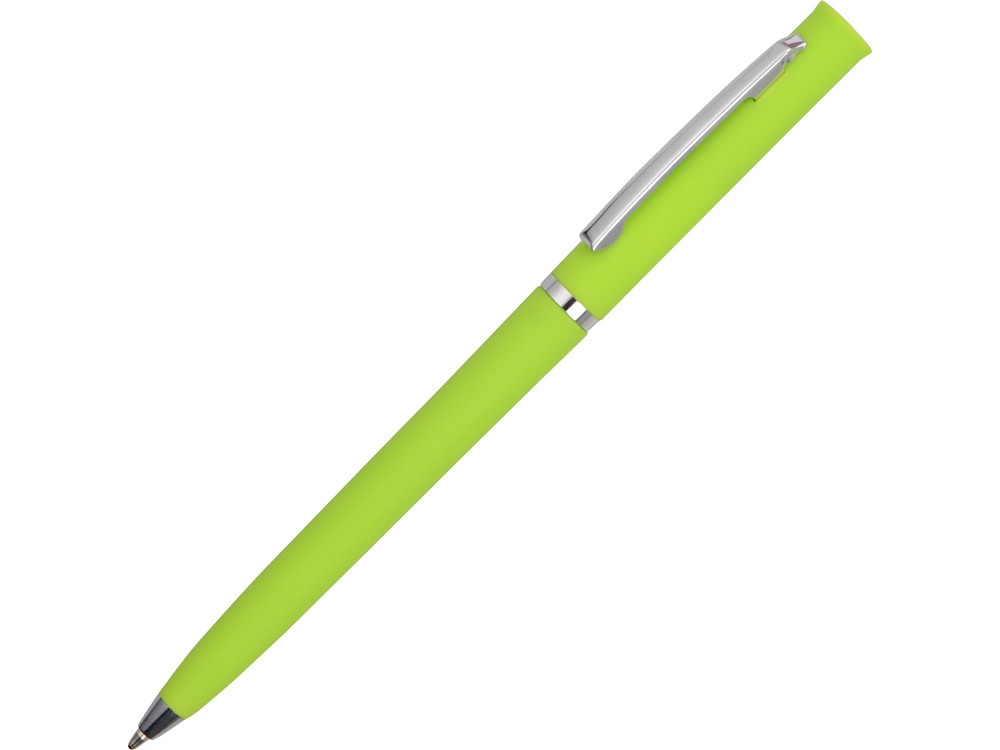 Ручка шариковая Navi soft-touch, зеленое яблоко - фото 1 - id-p111793391