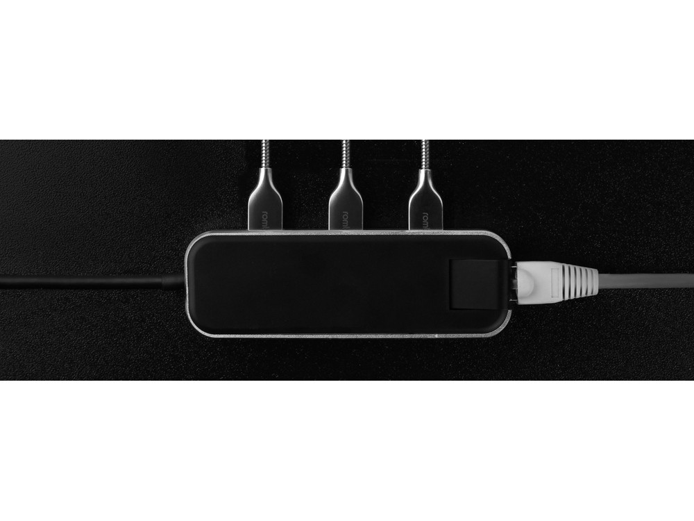 Хаб USB Rombica Type-C Chronos Black - фото 8 - id-p111798397