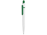 Ручка шариковая, ручка шариковая Этюд, белый/зеленый