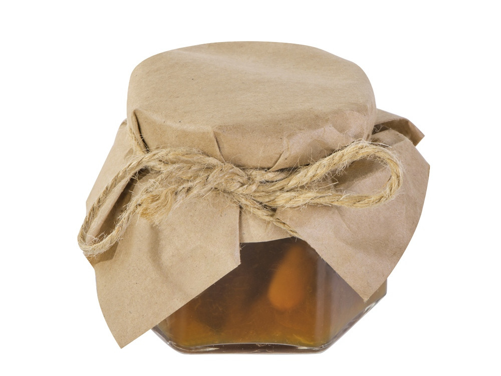 Абрикосовое варенье с миндалем в подарочной обертке, 106 гр. - фото 1 - id-p111805416