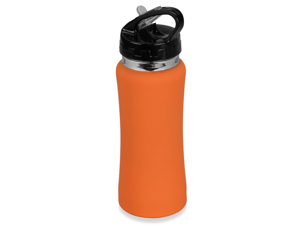Бутылка спортивная Коста-Рика 600мл, оранжевый - фото 1 - id-p111785455