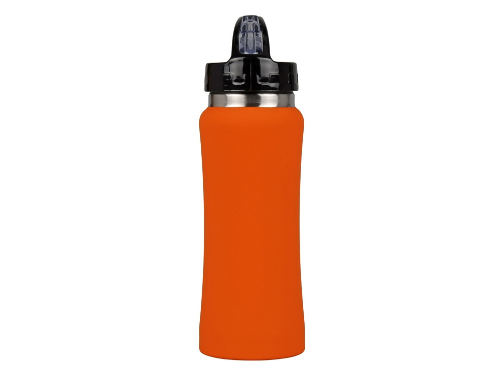 Бутылка спортивная Коста-Рика 600мл, оранжевый - фото 4 - id-p111785455