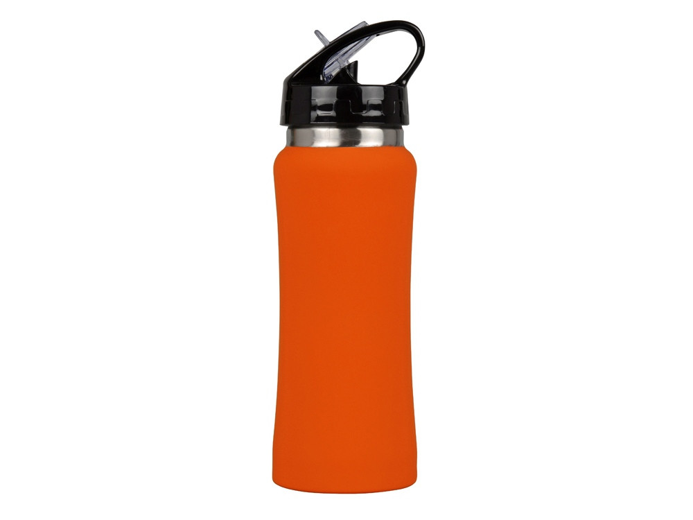 Бутылка спортивная Коста-Рика 600мл, оранжевый - фото 5 - id-p111785455