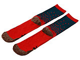 Набор носков с рождественской символикой в мешке женские, 2 пары, красный, фото 5