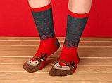 Набор носков с рождественской символикой в мешке женские, 2 пары, красный, фото 9
