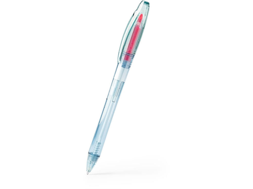 Ручка-маркер пластиковая ARASHI, прозрачный/розовый - фото 1 - id-p111820448