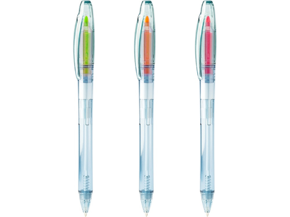 Ручка-маркер пластиковая ARASHI, прозрачный/розовый - фото 3 - id-p111820448