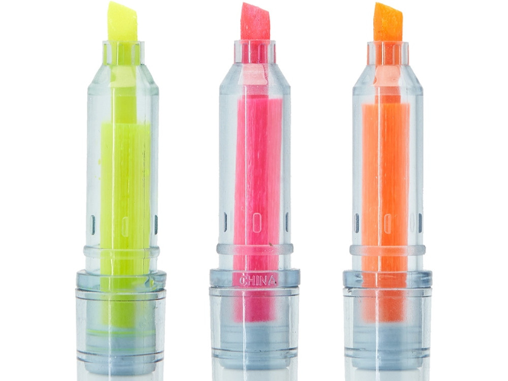 Ручка-маркер пластиковая ARASHI, прозрачный/розовый - фото 4 - id-p111820448