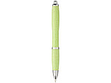 Шариковая ручка Nash из пшеничной соломы с хромированным наконечником, зеленый, фото 2