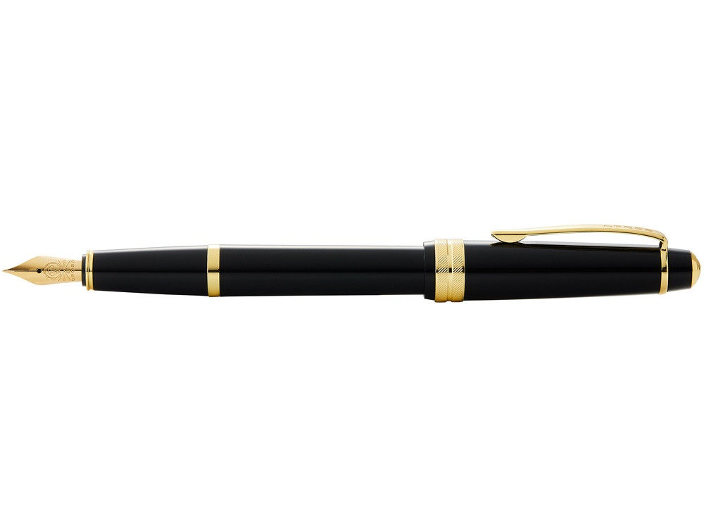 Перьевая ручка Cross Bailey Light Polished Black Resin and Gold Tone, перо F - фото 3 - id-p111798476
