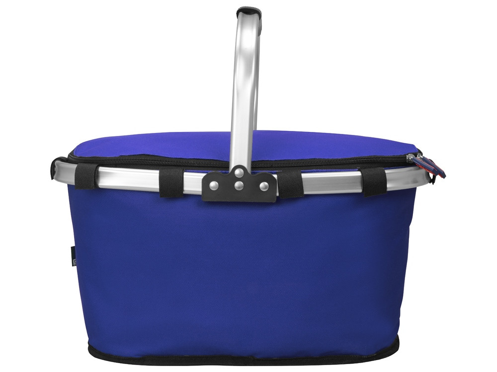 Изотермическая сумка-холодильник FROST складная с алюминиевой рамой, синий - фото 5 - id-p111790503