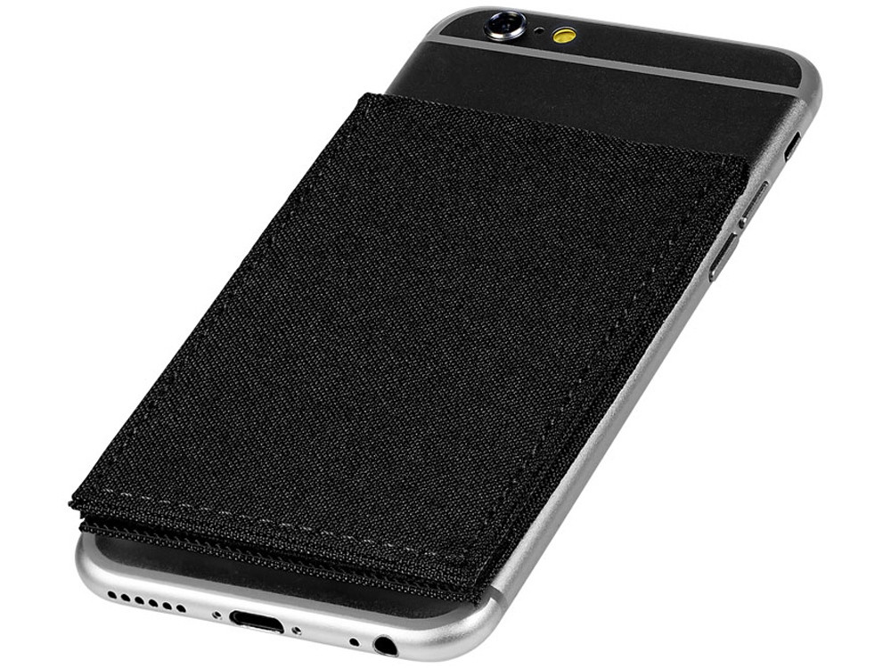 Кошелек-подставка для телефона RFID премиум-класса, черный - фото 4 - id-p111790510