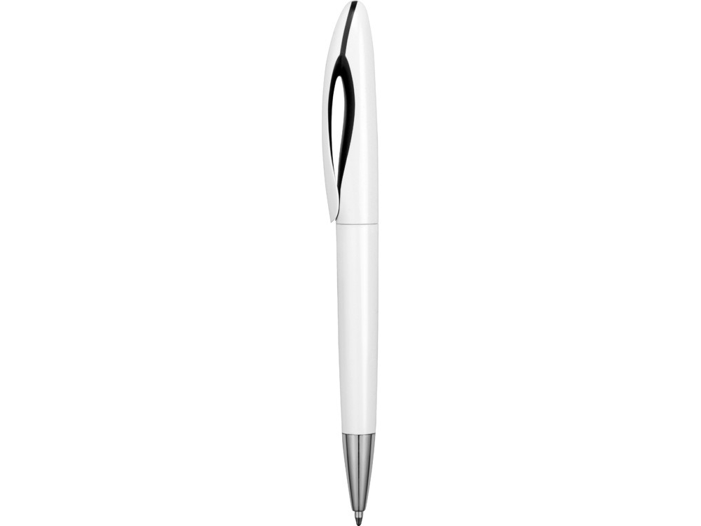 Ручка пластиковая шариковая Chink, белый/черный - фото 3 - id-p111789501