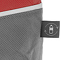 Сумка-холодильник Reviver с длинными ручками из нетканого переработанного материала RPET, красный/серый, фото 6