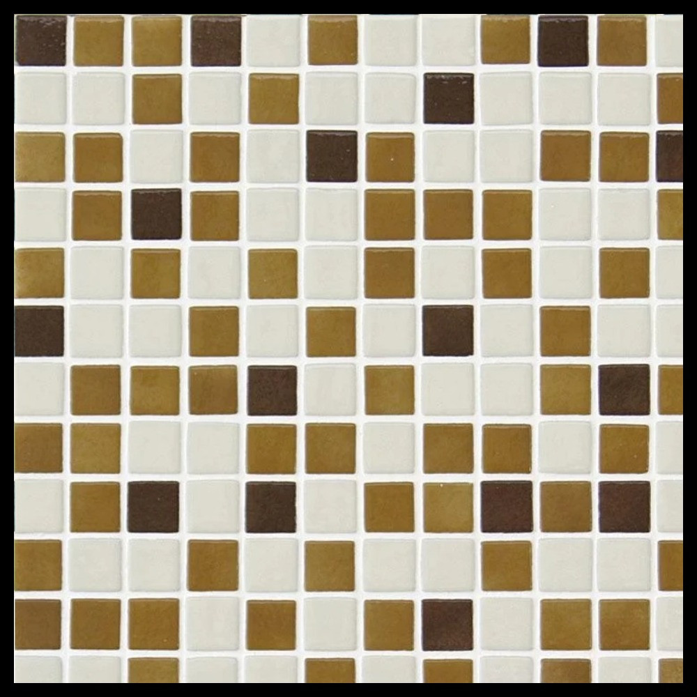Мозайка стеклянная для бассейна Ezarri Mix 25012-C (коллекция Mix (Deco3), Mix Brown, коричневая с серым)