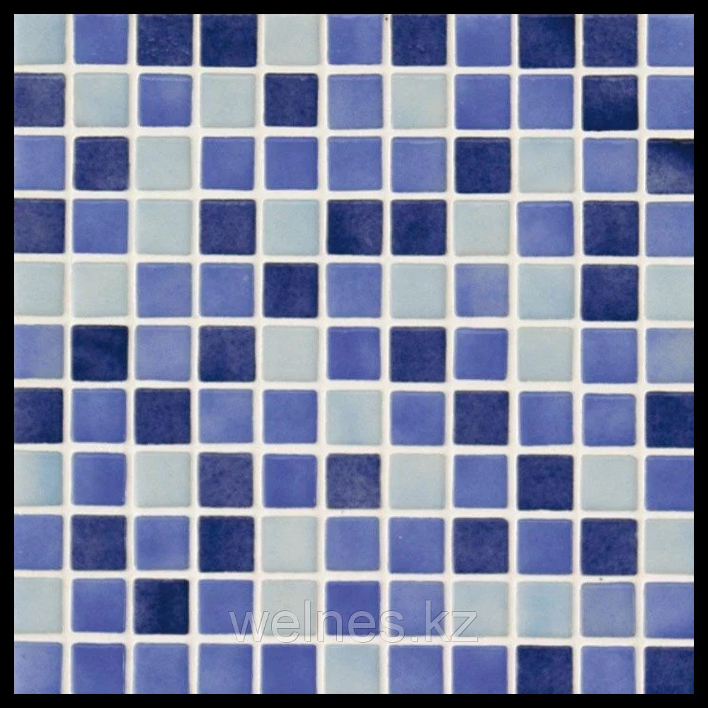 Мозайка стеклянная для бассейна Ezarri Mix 25002-C (коллекция Mix (Deco3), Mix Blue, фиолетовый с серым), фото 1