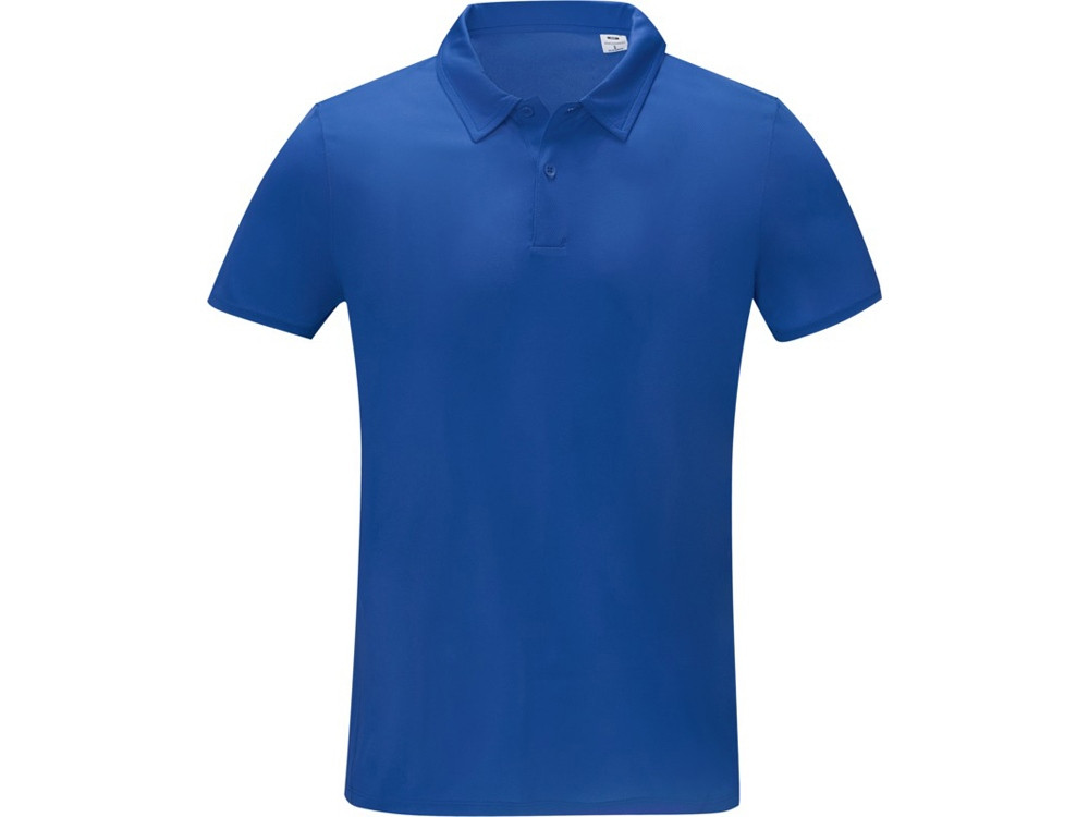 Мужская стильная футболка поло с короткими рукавами Deimos, синий - фото 2 - id-p111818529