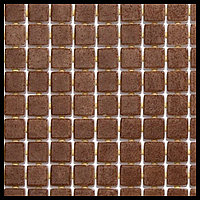 Мозайка стеклянная для бассейна Ezarri Niebla 2504А Anti-Slip (противоскользящая, Chocolate brown, коричневая)