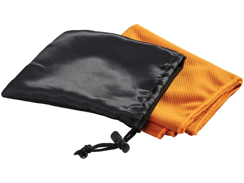 Охлаждающее полотенце Peter в сетчатом мешочке, оранжевый - фото 1 - id-p111793542