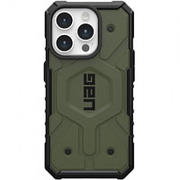 UAG Чехол для iPhone 15 Pro Pathfinder Magsafe Olive Drab аксессуары для смартфона (114281117272)