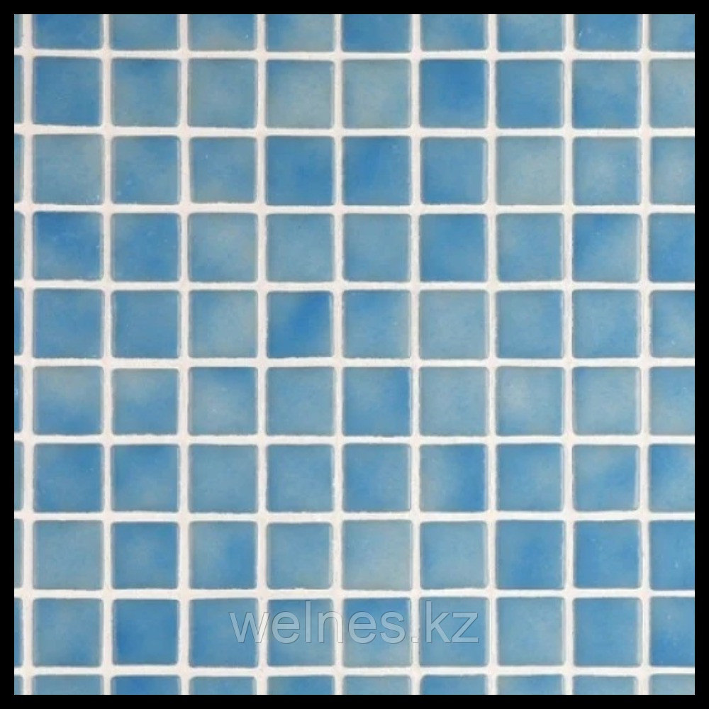 Мозайка стеклянная для бассейна Ezarri Niebla 2508-А (коллекция Niebla, Sky blue, голубая)
