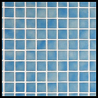 Мозайка стеклянная для бассейна Ezarri Niebla 2508-А (коллекция Niebla, Sky blue, голубая)