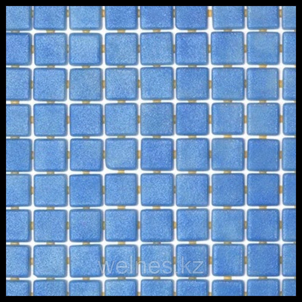 Мозайка стеклянная для бассейна Ezarri Niebla 2505-А Anti-Slip (противоскользящая, Mid blue, голубая)