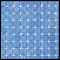 Мозайка стеклянная для бассейна Ezarri Niebla 2505-А Anti-Slip (противоскользящая, Mid blue, голубая)