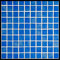 Мозайка стеклянная для бассейна Ezarri Niebla 2505-А (коллекция Niebla, Mid blue, голубая)