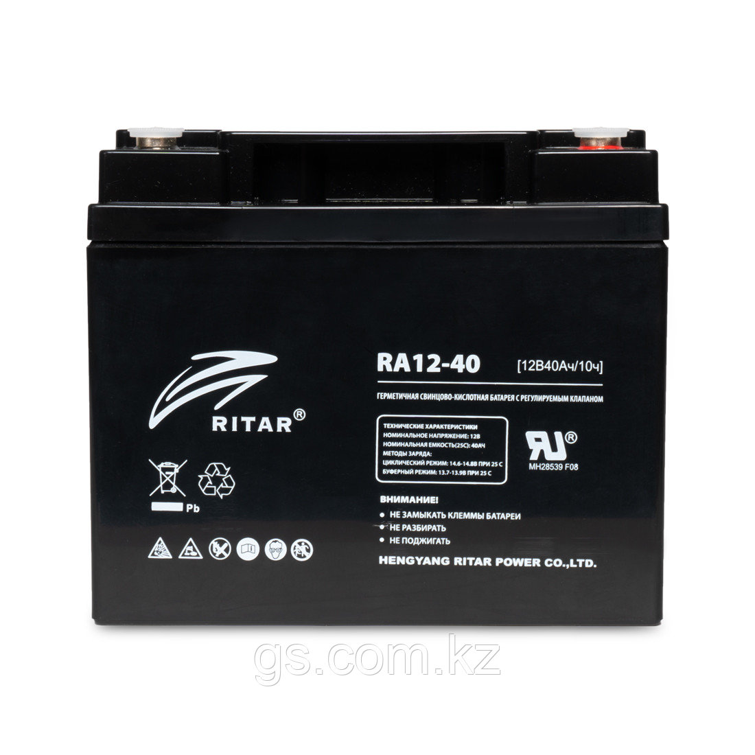 Аккумуляторная батарея Ritar RA12-40 12В 40 Ач - фото 2 - id-p111827513