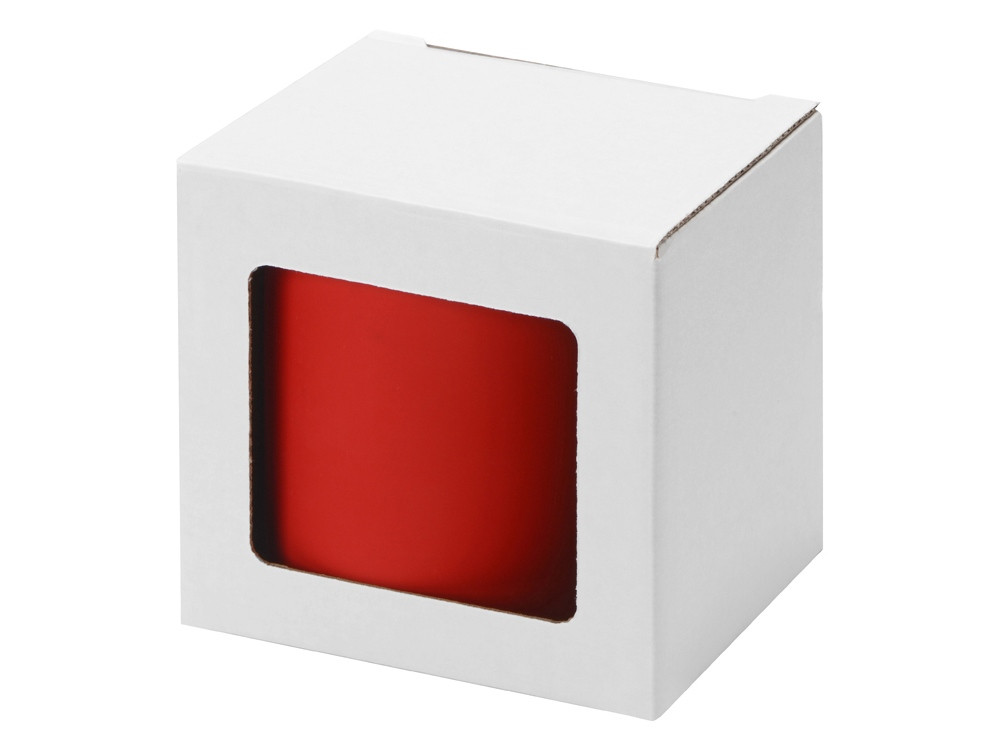 Коробка для кружки с окном, 11,2х9,4х10,7 см., белый - фото 2 - id-p111799582