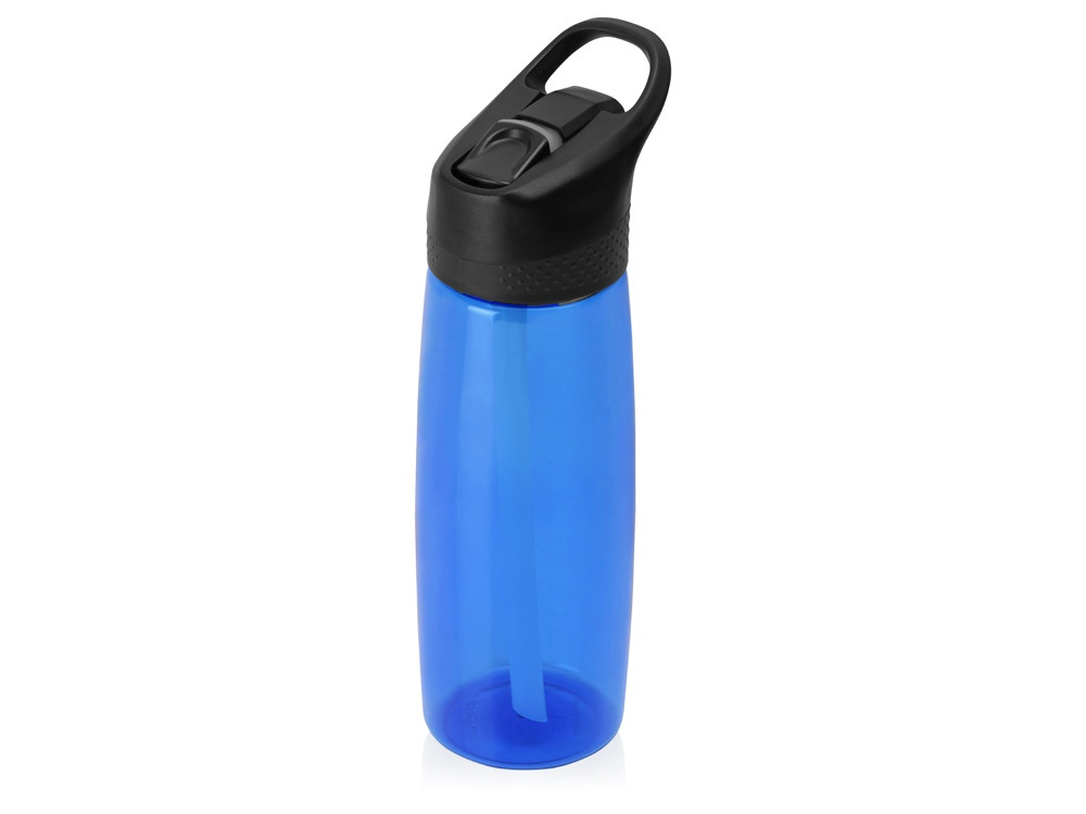 Бутылка c кнопкой Tank, тритан, 680мл Waterline, синий - фото 1 - id-p111797573