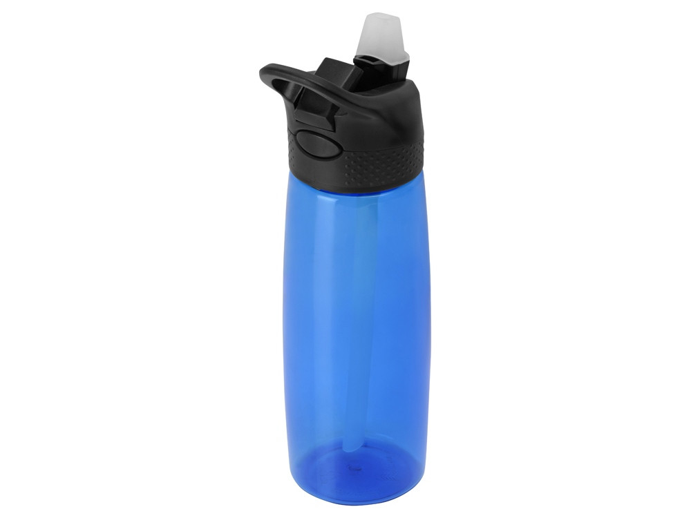 Бутылка c кнопкой Tank, тритан, 680мл Waterline, синий - фото 3 - id-p111797573