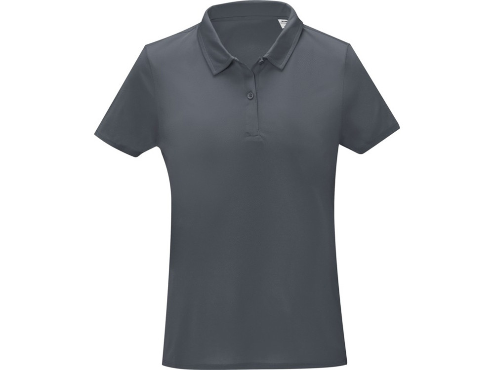 Женская стильная футболка поло с короткими рукавами Deimos, storm grey - фото 2 - id-p111818594