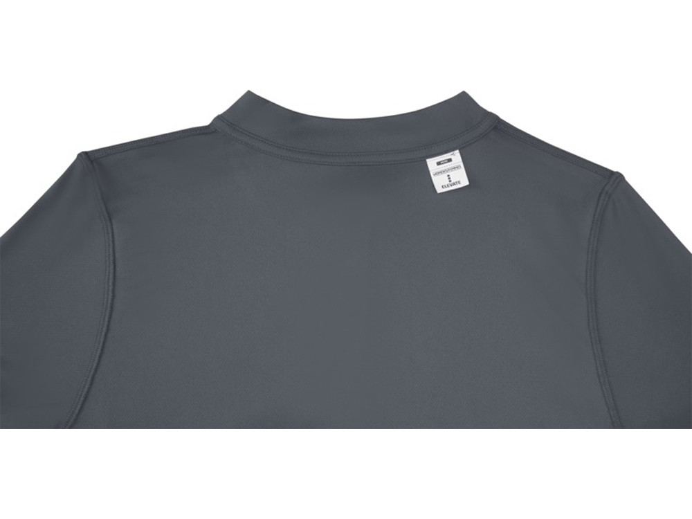 Женская стильная футболка поло с короткими рукавами Deimos, storm grey - фото 4 - id-p111818594
