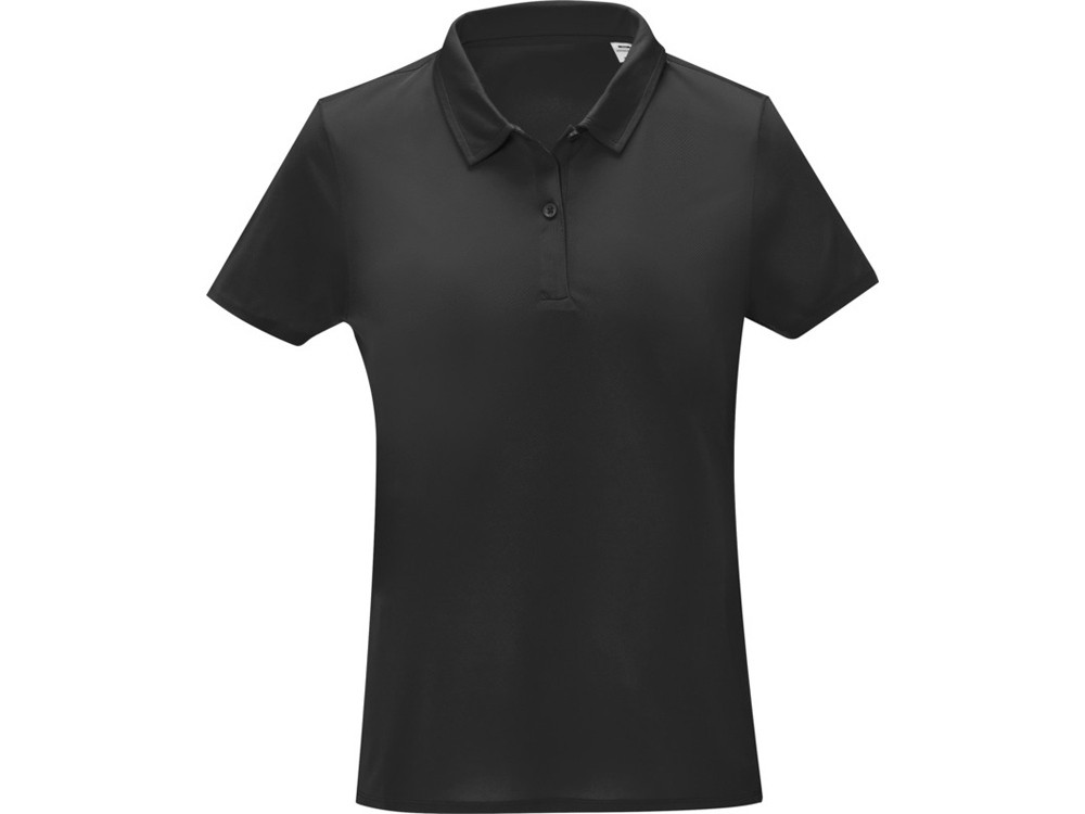 Женская стильная футболка поло с короткими рукавами Deimos, черный - фото 2 - id-p111818601