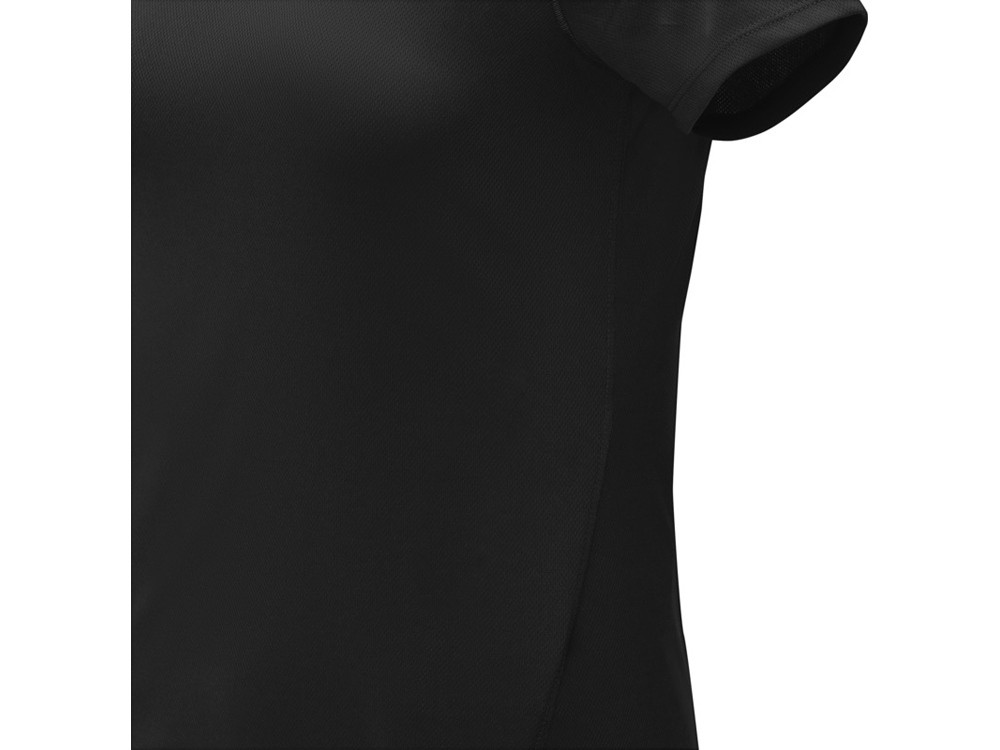 Женская стильная футболка поло с короткими рукавами Deimos, черный - фото 5 - id-p111818601