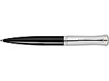 Ручка шариковая Ungaro модель Ovieto в футляре, черный/серебристый, фото 5