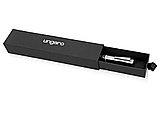 Ручка шариковая Ungaro модель Ovieto в футляре, черный/серебристый, фото 7