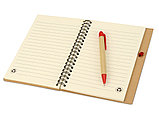 Блокнот Priestly с ручкой, красный, фото 3