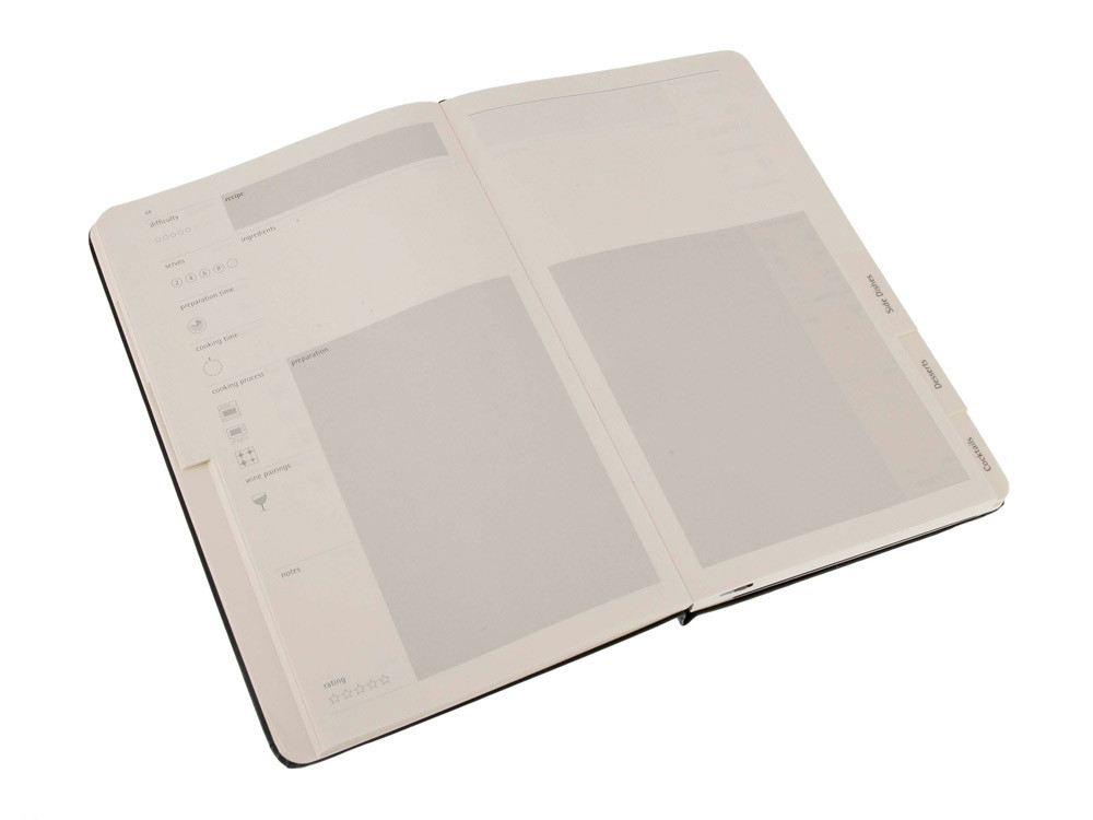 Записная книжка Passion Recipe (Рецепты), Large (13x21 см), черный - фото 3 - id-p111785629