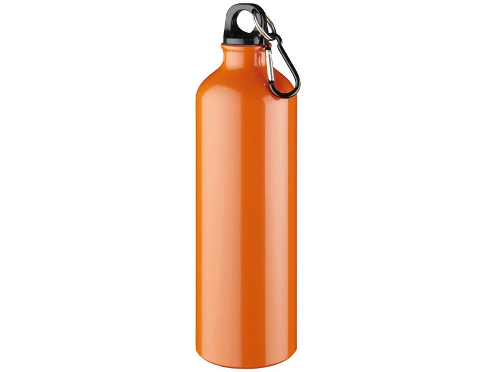 Алюминиевая бутылка для воды Oregon объемом 770 мл с карабином - Оранжевый - фото 1 - id-p111784642