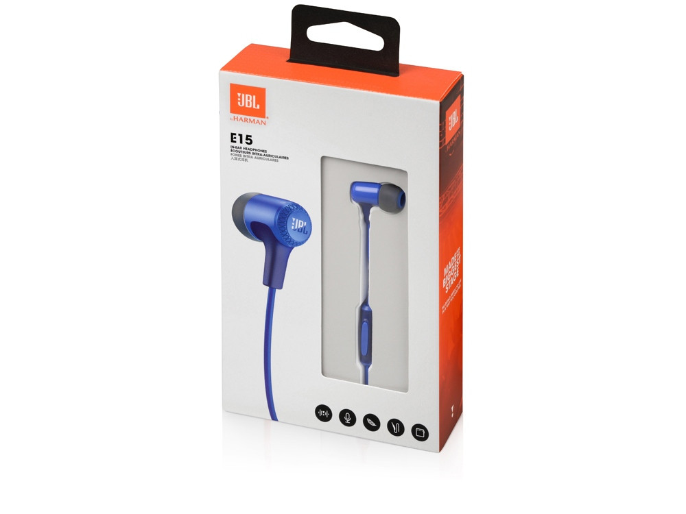 Пользовательские наушники JBL, JBLE15BLU, синий - фото 6 - id-p111788647