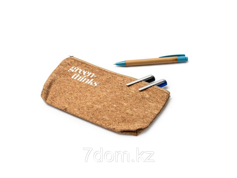 Пенал VESPULA из натуральной пробки, бежевый, фото 1