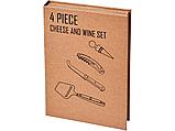 Подарочный набор для вина и сыра Reze из 4 предметов, натуральный, фото 5