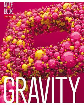 Тетрадь "Hatber", 96л, А5, клетка, лак, на скобе, серия "Gravity", фото 1
