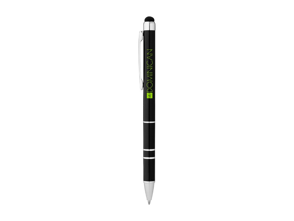 Ручка-стилус шариковая Charleston, черный, черные чернила - фото 4 - id-p111784721