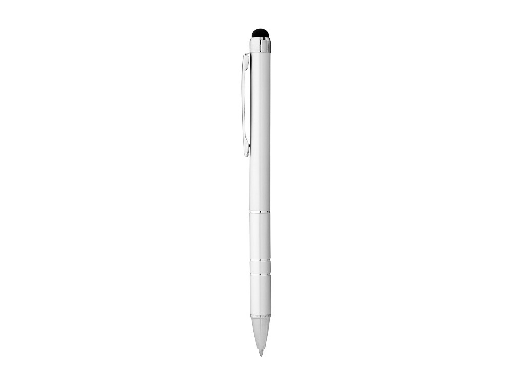 Ручка-стилус шариковая Charleston, серебристый, черные чернила - фото 3 - id-p111784722