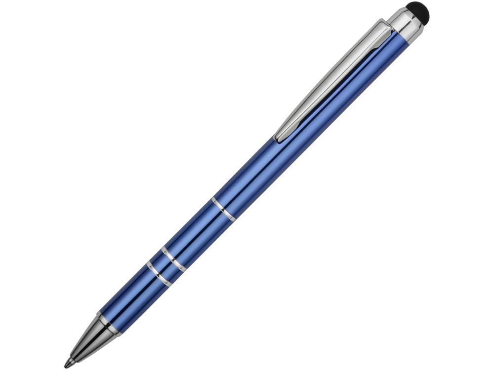 Ручка-стилус шариковая Charleston, синий, черные чернила - фото 1 - id-p111784723